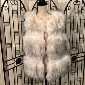 Faux fur vest